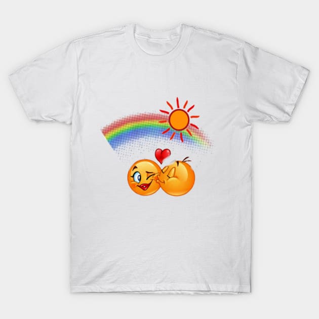 Rainbow love T-Shirt by joshsmith